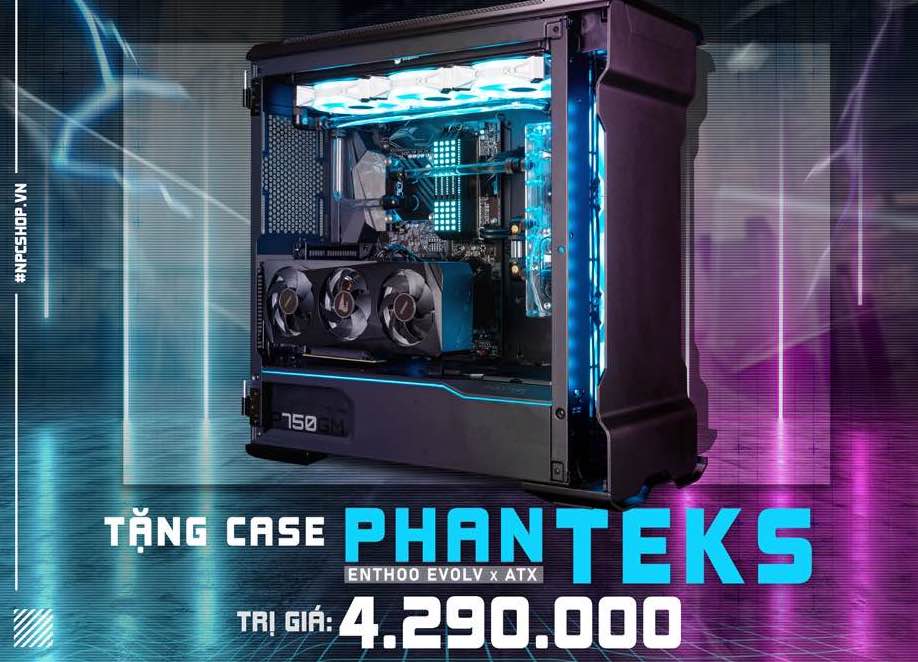 Có gì trong bộ tản nhiệt nước Bitspower 10 triệu cho case Phanteks Enthoo Evolv X ATX?