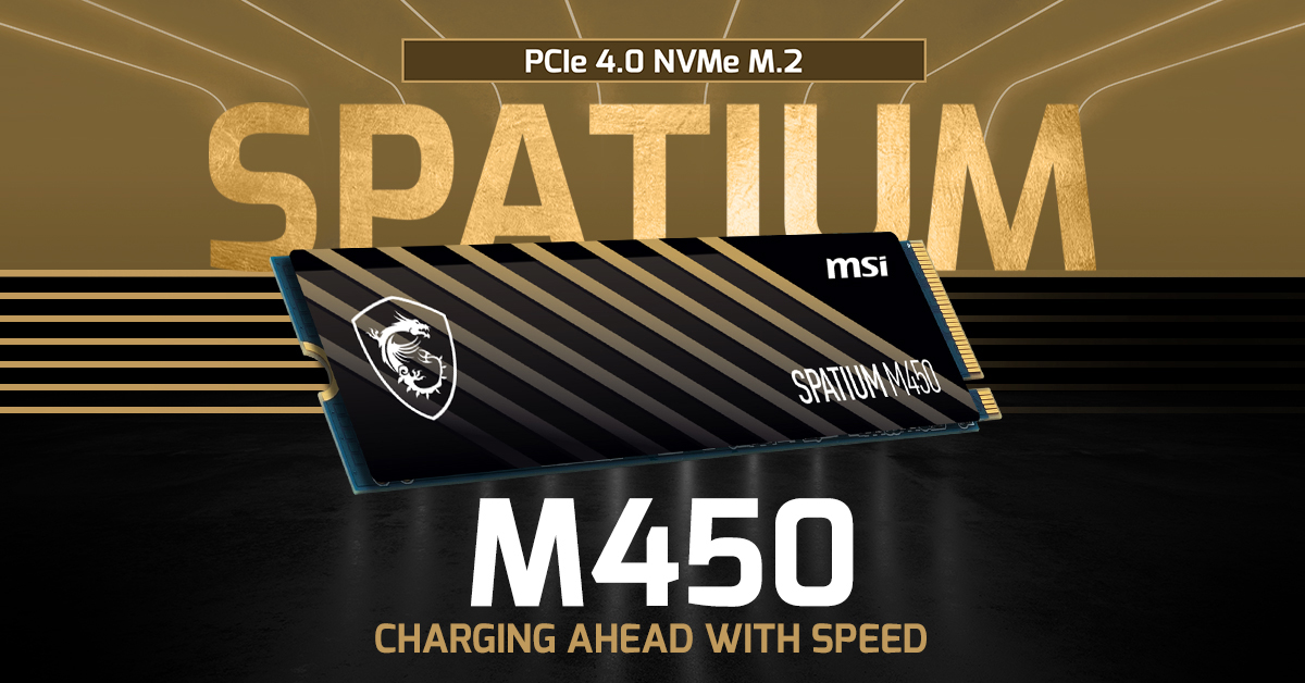 MSI làm phong phú thêm dòng sản phẩm SSD với SPATIUM M450