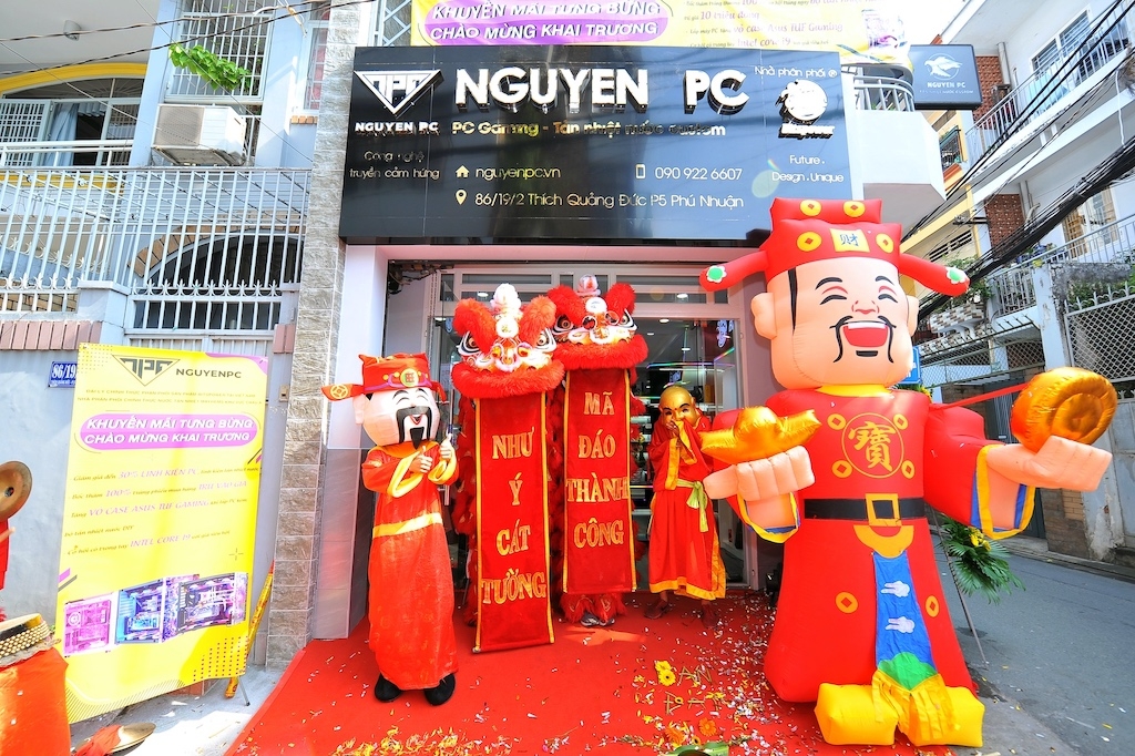Nguyễn PC khai trương showroom NGUYENPC chuyên về PC Gaming, Tản nhiệt nước Bitspower chính hãng