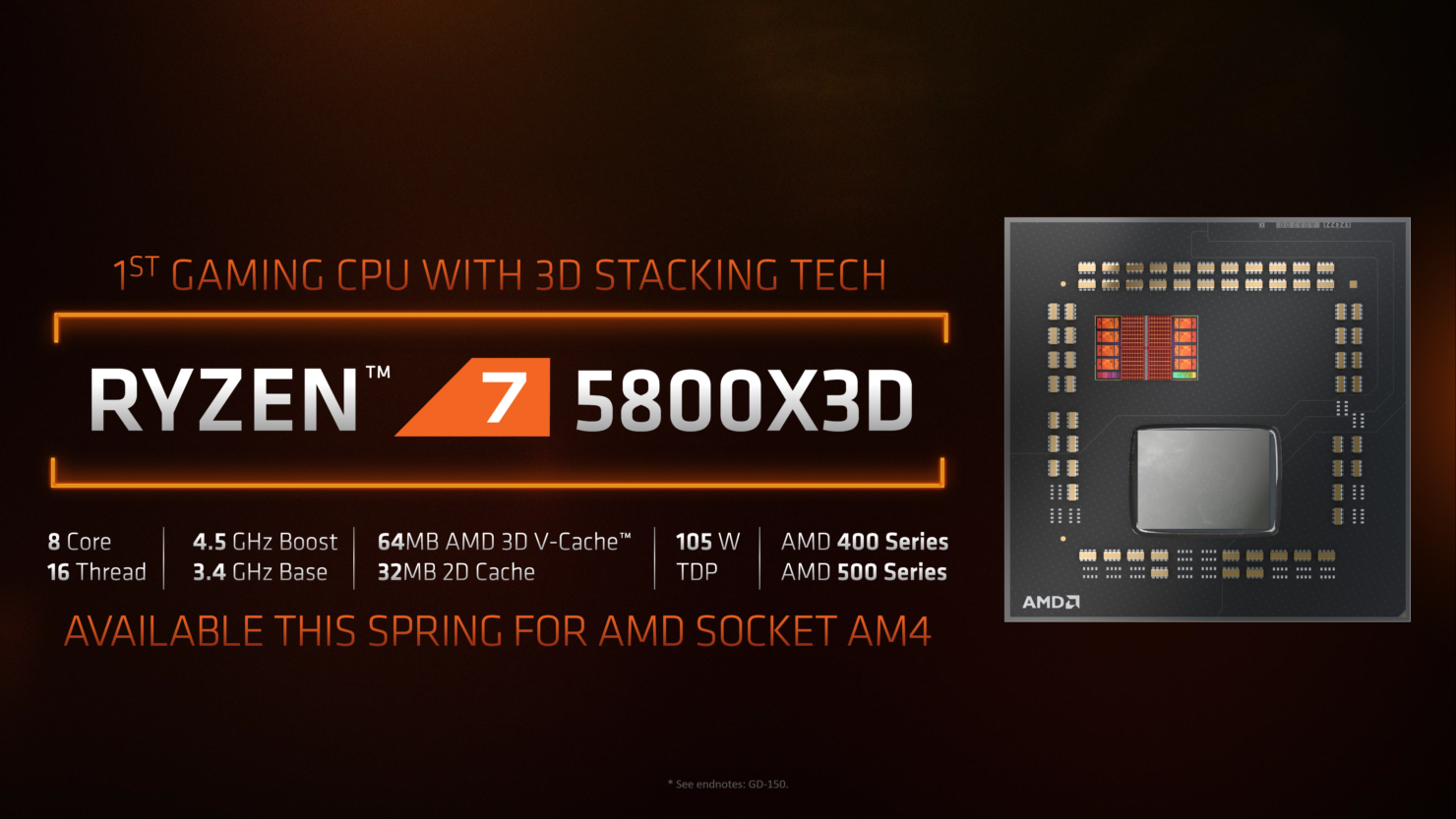 AMD'S RYZEN 7 5800X3D SẼ ĐƯỢC RA MẮT VÀO THÁNG 3 NÀY, MỘT ĐỐI THỦ ĐÁNG GỜM CẠNH TRANH FLAGSHIP INTEL ALDER LAKE
