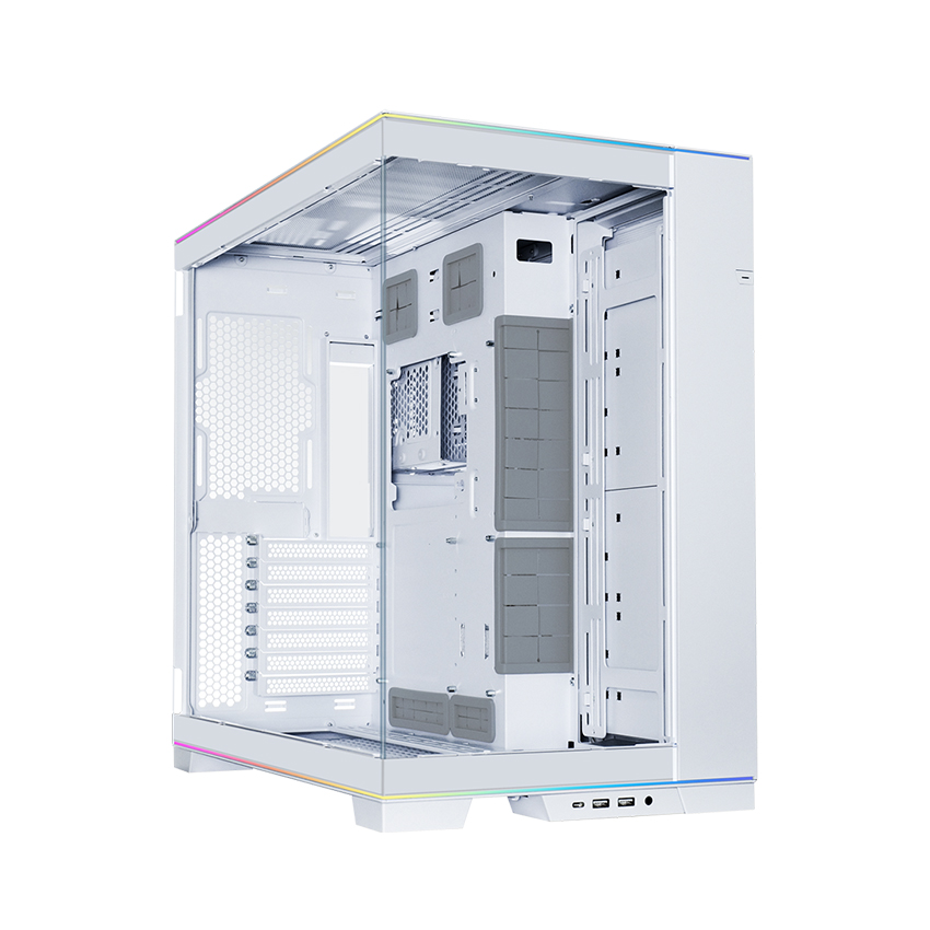 Case Lian Li O11D EVO RGB White Mid Tower