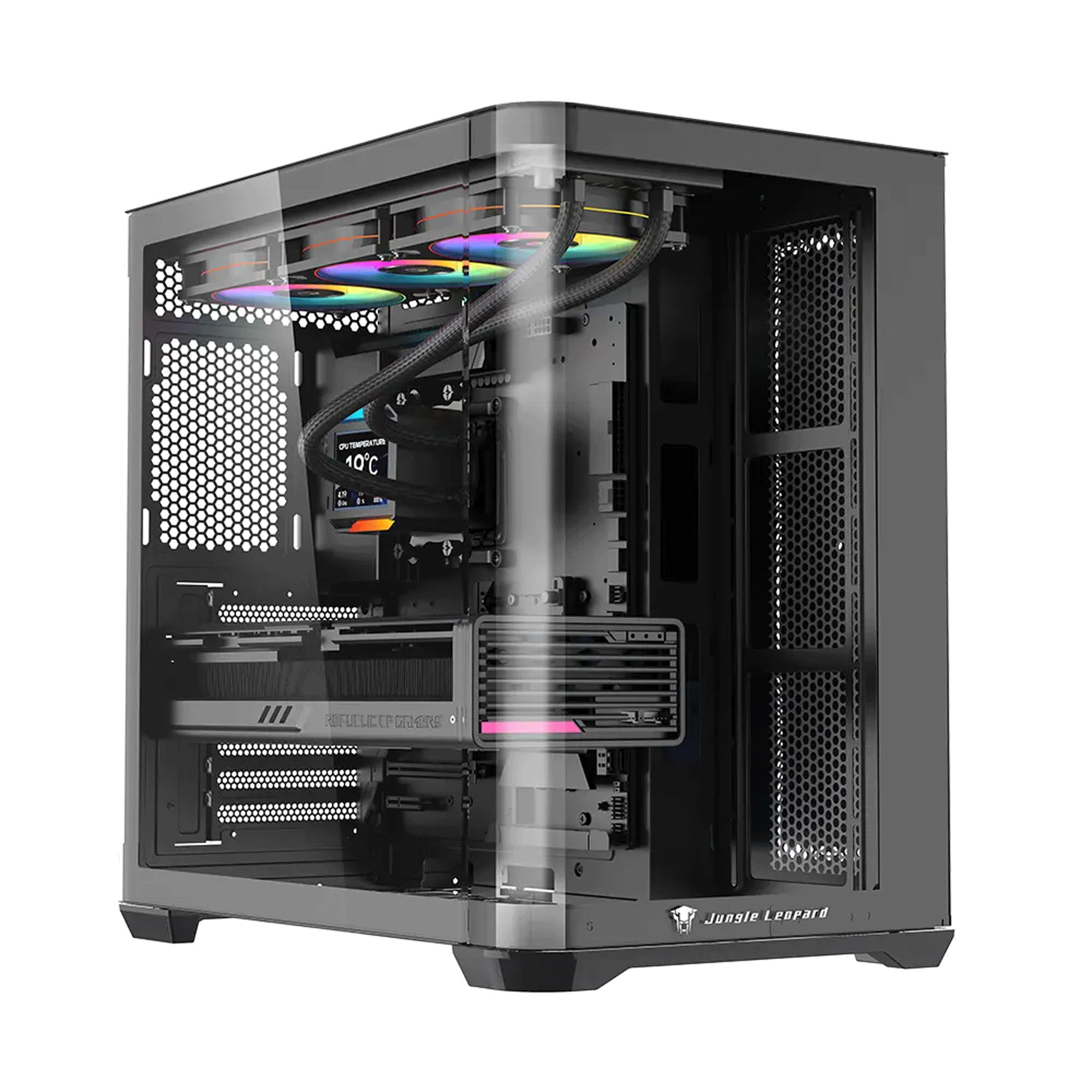 CASE LEOPARD AC-01 BLACK (MID TOWER / EATX)