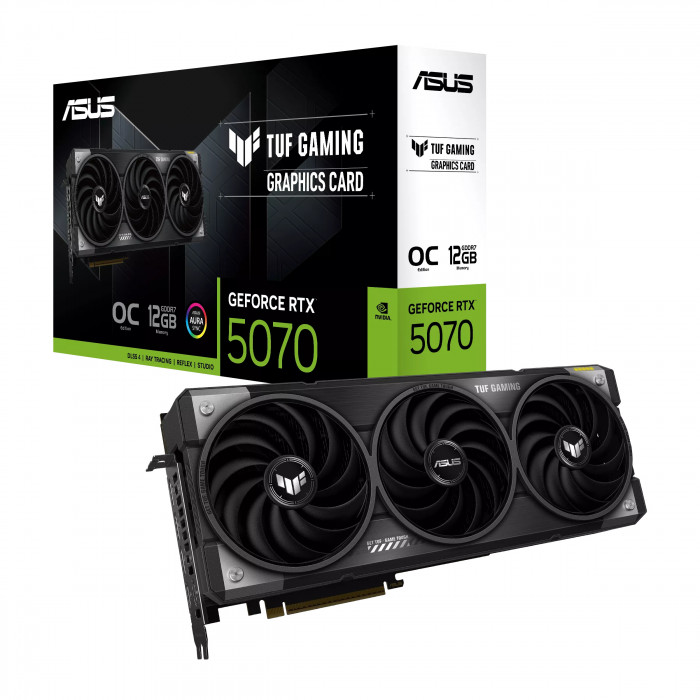 VGA ASUS TUF Gaming GeForce RTX™ 5070 12GB GDDR7 OC Edition