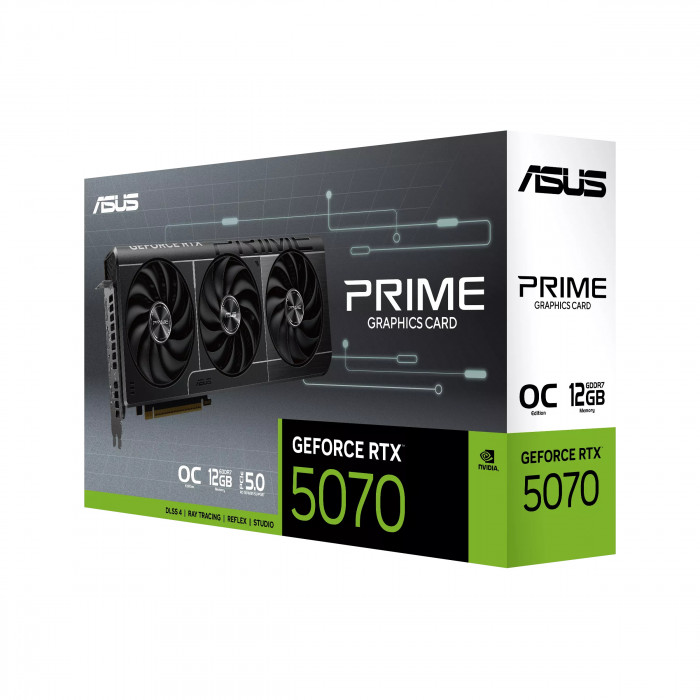 VGA ASUS PRIME GeForce RTX™ 5070 12GB GDDR7 OC Edition