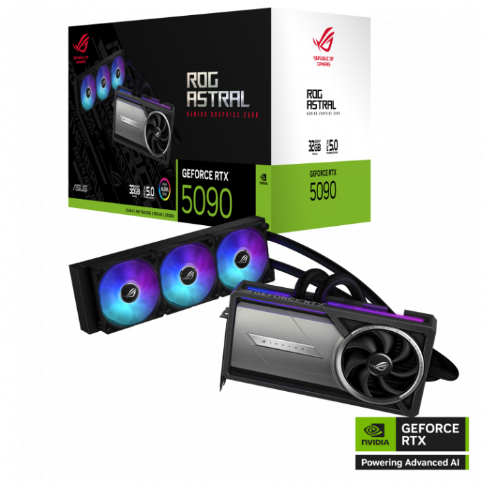 VGA ASUS ROG Astral LC GeForce RTX™ 5090 32GB GDDR7