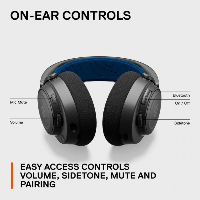 Tai nghe Steelseries Arctis Nova 7P Wireless | Black