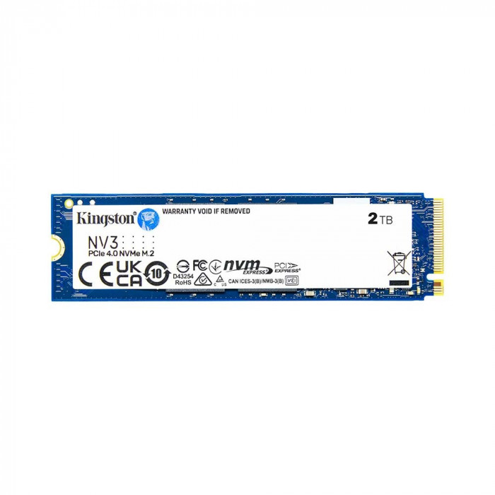 SSD Kingston NV3 2TB M.2 PCIe Gen4 x4 NVMe