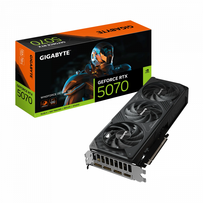VGA GIGABYTE GeForce RTX™ 5070 WINDFORCE OC SFF 12G