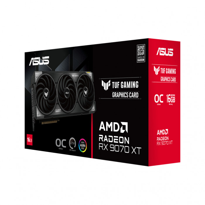 VGA ASUS TUF Gaming Radeon™ RX 9070 XT OC Edition 16GB GDDR6