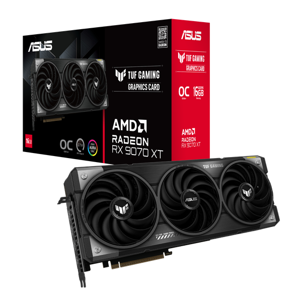 VGA ASUS TUF Gaming Radeon™ RX 9070 XT OC Edition 16GB GDDR6