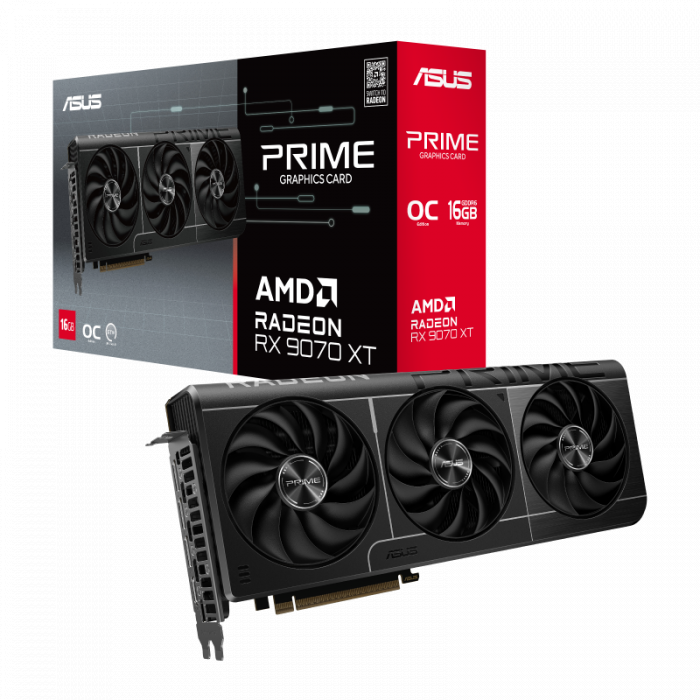 VGA ASUS Prime Radeon™ RX 9070 XT OC Edition 16GB GDDR6