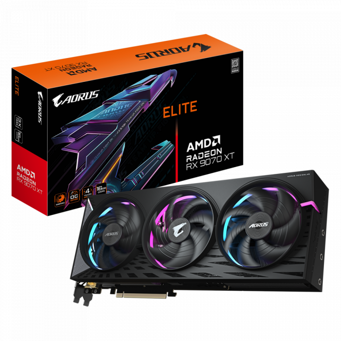 VGA Gigabyte AORUS Radeon RX 9070 XT ELITE