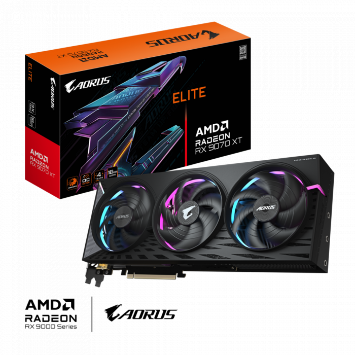 VGA Gigabyte AORUS Radeon RX 9070 XT ELITE