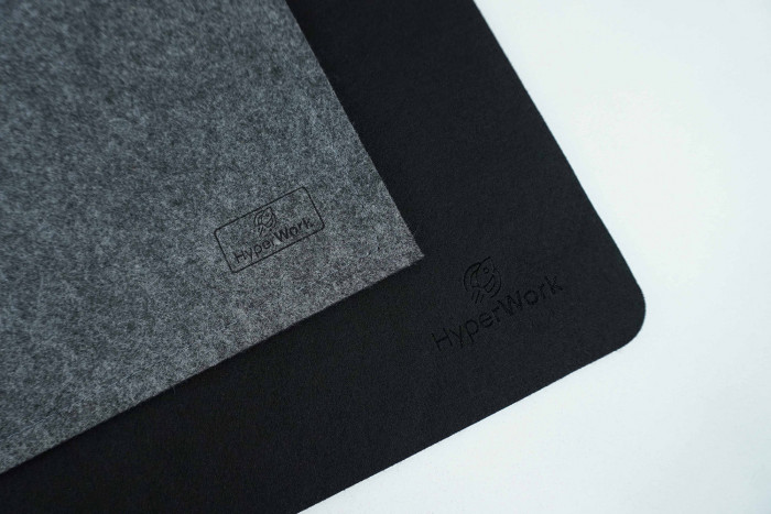 Lót chuột HyperWork vải nỉ | 120x60cm - Felt Black