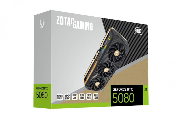 VGA ZOTAC GAMING GeForce RTX 5080 SOLID 16GB