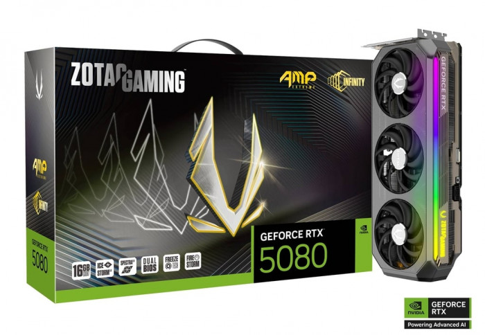 VGA ZOTAC GAMING GeForce RTX 5080 AMP Extreme INFINITY