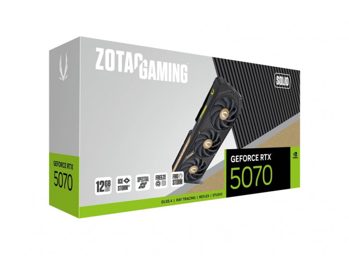 VGA ZOTAC GAMING GeForce RTX 5070 SOLID 12GB