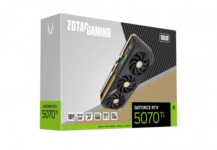 VGA ZOTAC GAMING GeForce RTX 5070 Ti SOLID 12GB