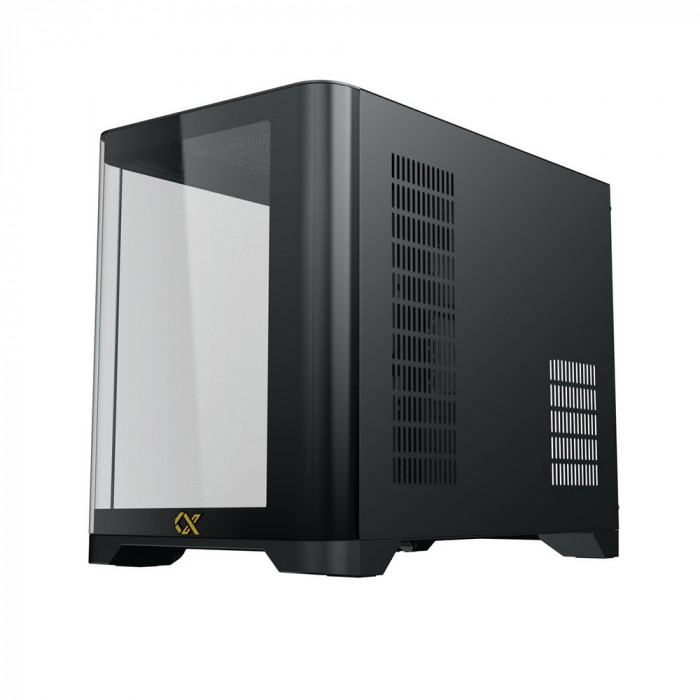 Vỏ Case XIGMATEK ALPHA - PANO M EN43079 BLACK ( MATX, Màu Đen, Case Bể Cá)
