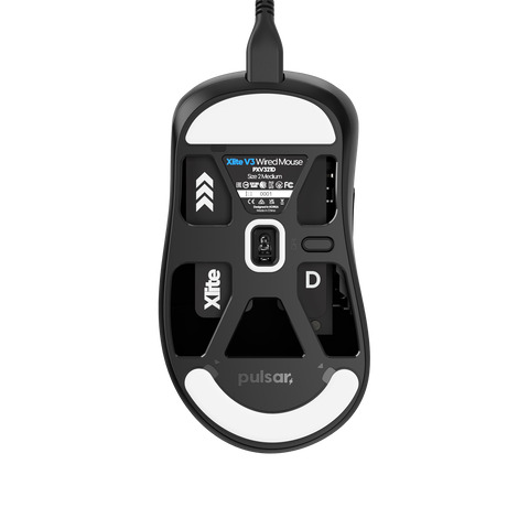 Chuột Pulsar có dây Xlite Wired Medium Black