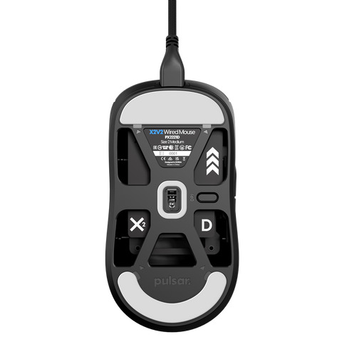 Chuột Pulsar có dây X2 Wired Medium Black