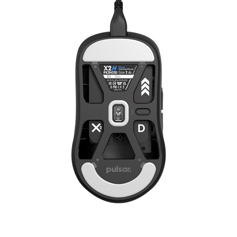 Chuột Pulsar có dây X2H Wired Medium Black