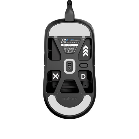 Chuột Pulsar có dây X2A Wired Medium Black