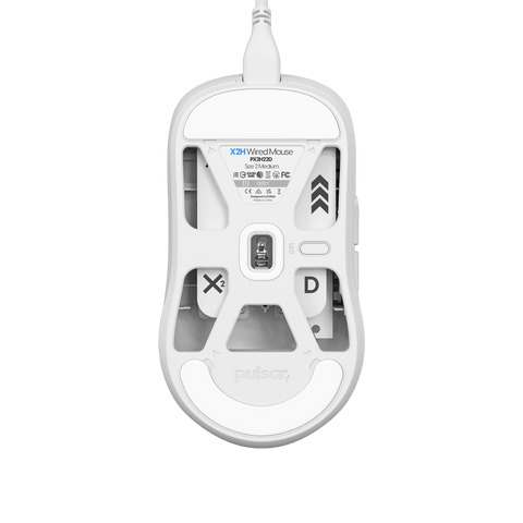 Chuột Pulsar có dây X2H Wired Medium White