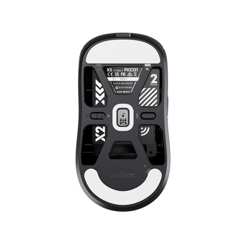 Chuột Pulsar không dây X2 v3 Size2 Black