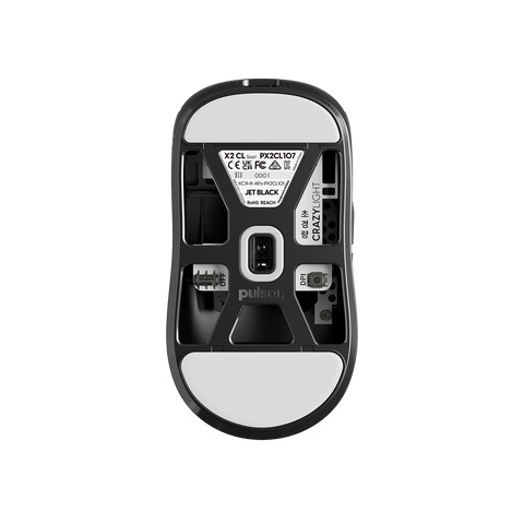 Chuột Pulsar không dây Pulsar X2 CrazyLight Jet Black