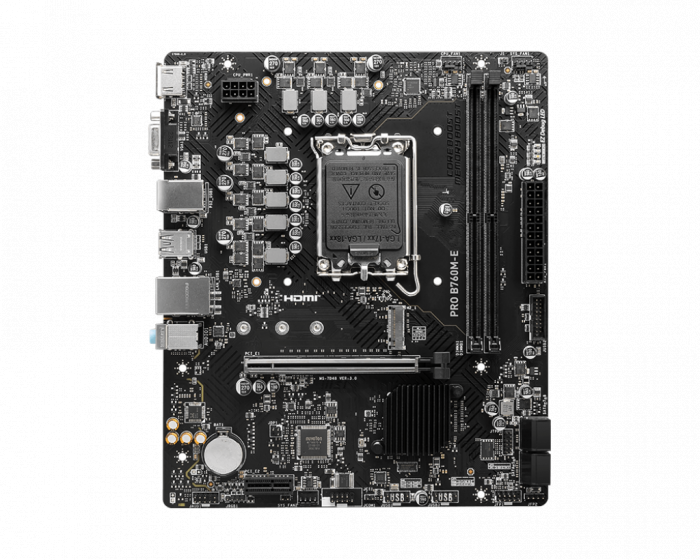 Mainboard MSI PRO B760M-E DDR5