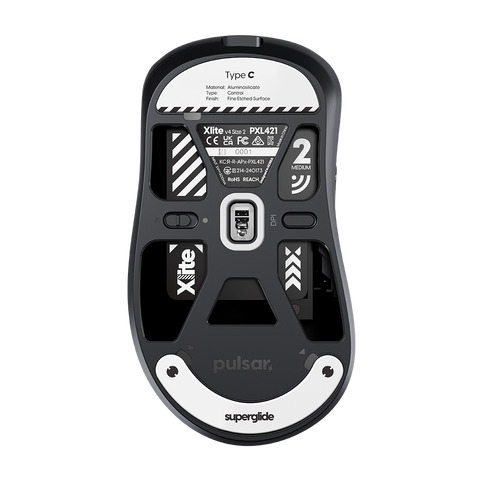 Miếng dán đế chuột Pulsar Superglide (Type-C) for Xlite Series White
