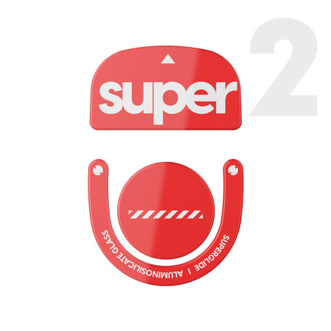 Miếng dán đế chuột Pulsar Superglide (Type-C) for Logitech G PRO X SUPERLIGHT 2 Red