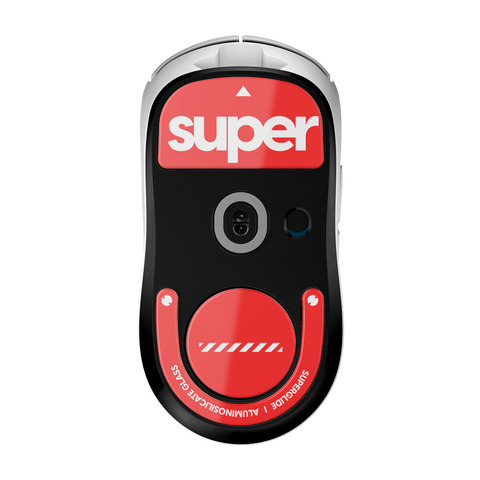 Miếng dán đế chuột Pulsar Superglide (Type-C) for Logitech G PRO X SUPERLIGHT 2 Red