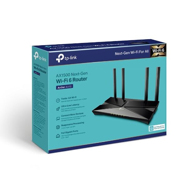 Router Wifi Tp-Link Archer Ax10 chuẩn Wifi 6 AX1500