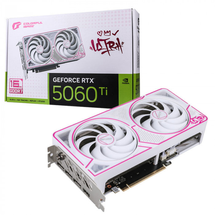 VGA Colorful iGame RTX 5060 Ti Ultra W DUO OC 16GB-V