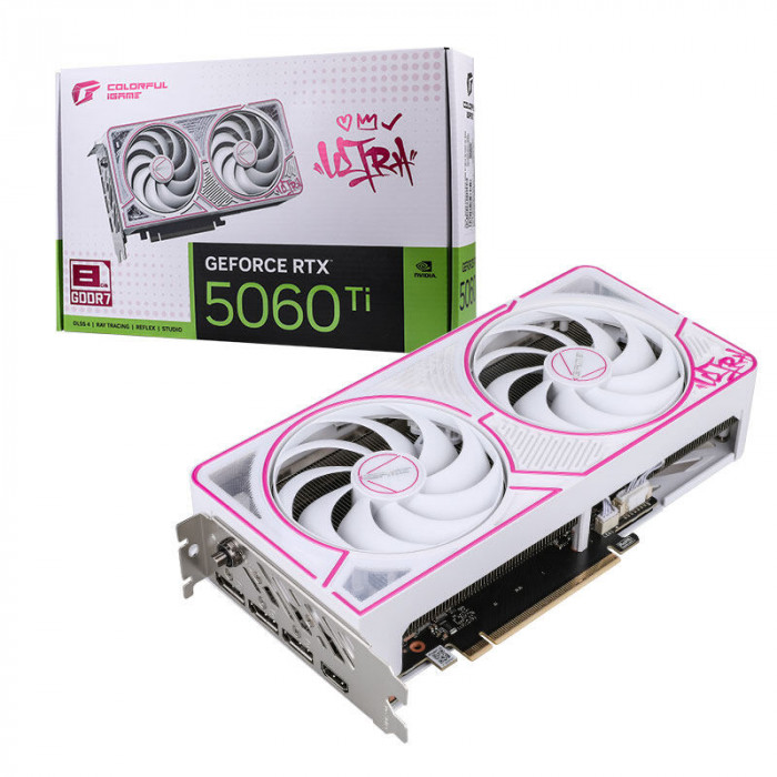 VGA Colorful iGame GeForce RTX 5060 Ti Ultra W DUO OC 8GB-V