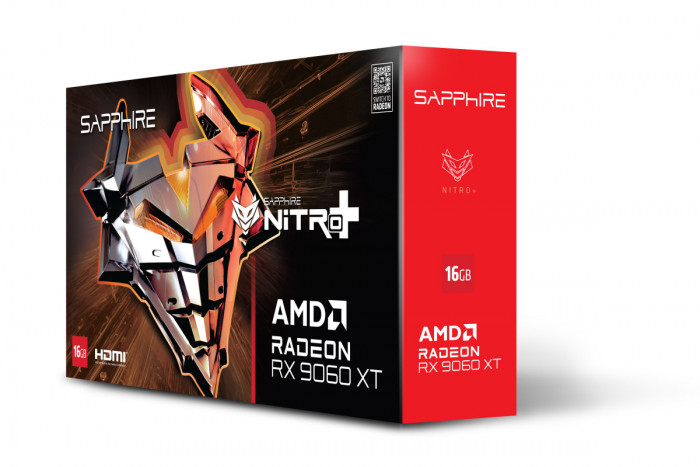VGA SAPPHIRE NITRO+ AMD RADEON RX 9060 XT GAMING OC 16GB