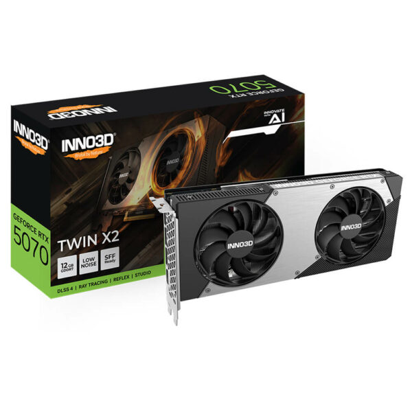 VGA INNO3D GeForce RTX™ 5070 TWIN X2 12GB GDDR7