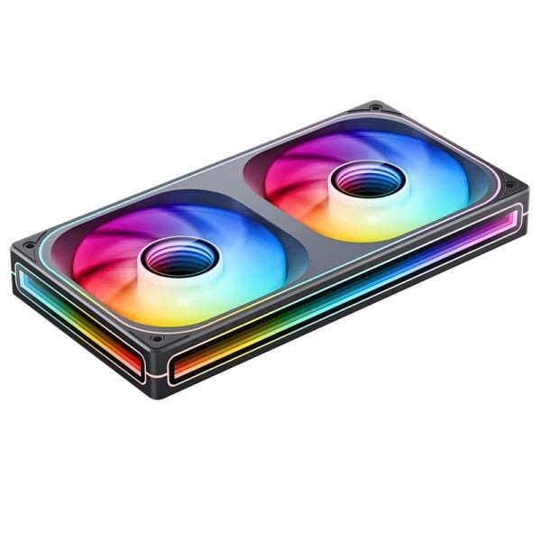 Fan Case JONSBO ZB-240BR 242mm ARGB (1 fan ngược, BLACK)