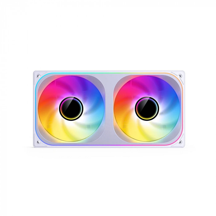 Fan Case JONSBO ZB-240WR 242mm ARGB (1 fan ngược, White)