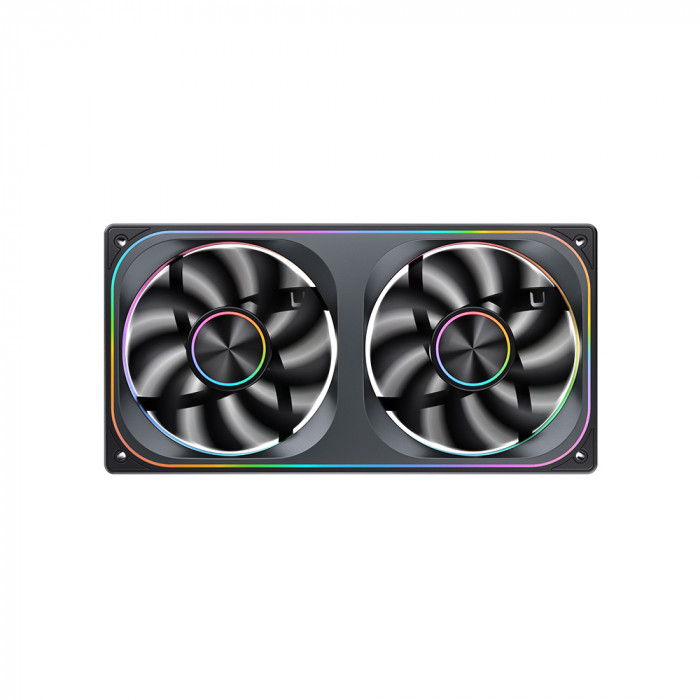 Fan Case JONSBO ZA-240BR 242mm ARGB (1 fan, BLACK)