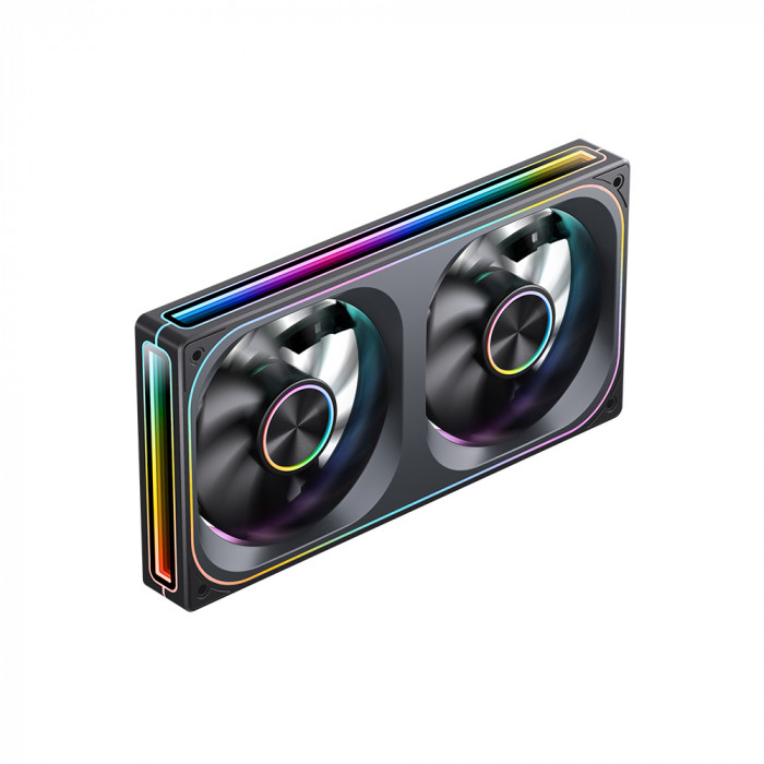Fan Case JONSBO ZA-240BR 242mm ARGB (1 fan, BLACK)