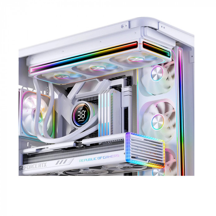 Fan Case JONSBO ZA-360W 362mm ARGB (FAN xuôi, WHITE)