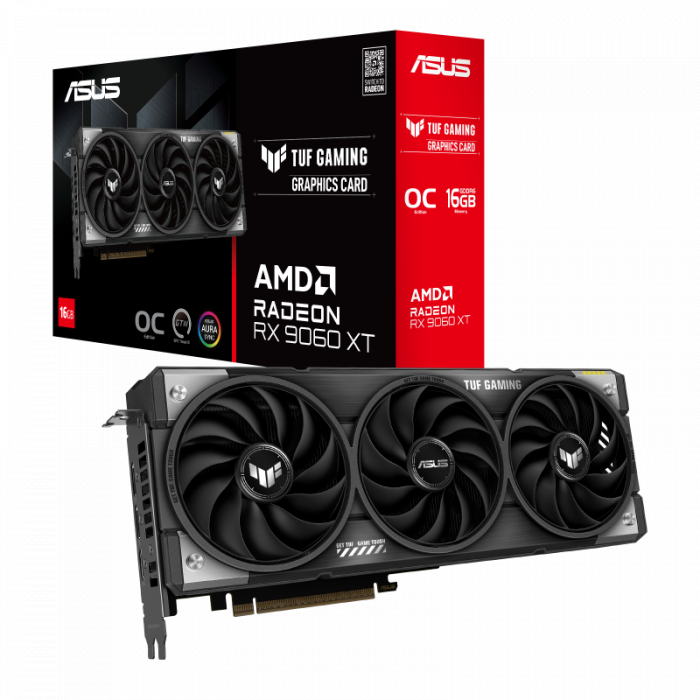 VGA ASUS TUF Gaming Radeon™ RX 9060 XT 16GB GDDR6 OC Edition