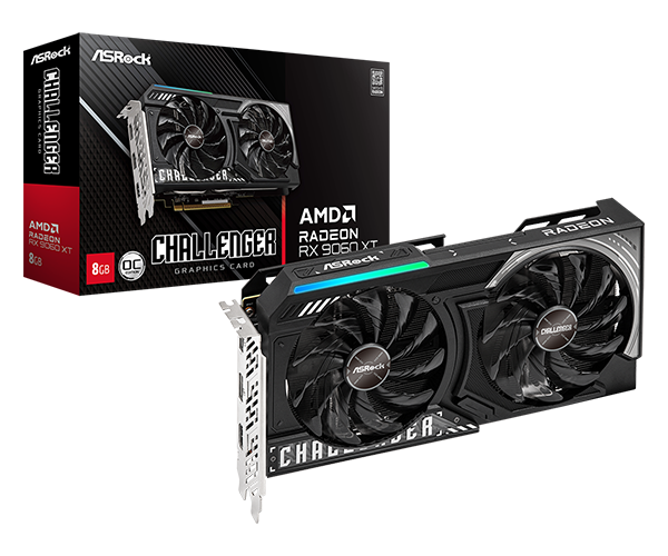 VGA ASRock AMD Radeon™ RX 9060 XT Challenger 8GB OC
