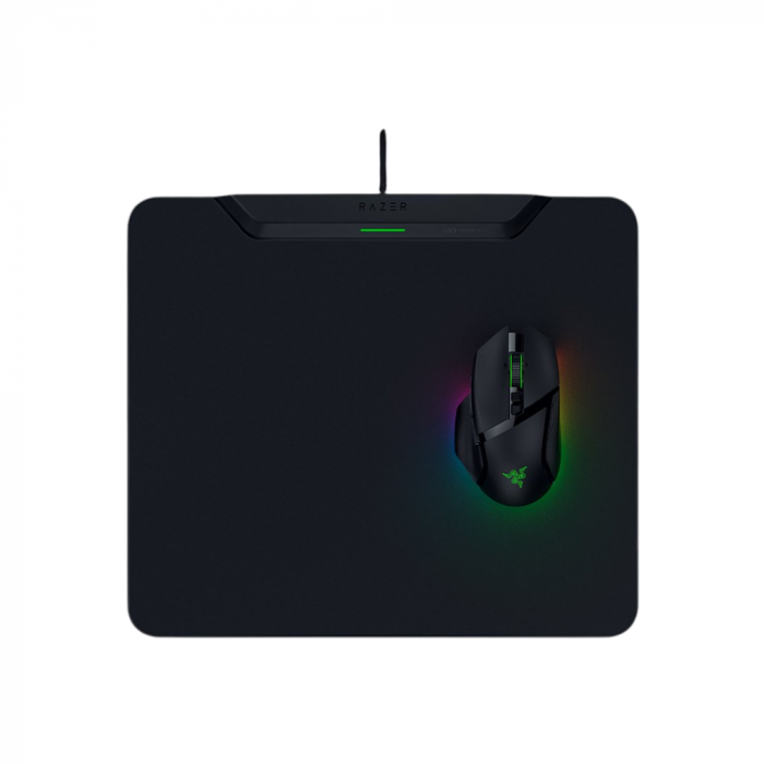 Lót chuột sạc không dây Razer HyperFlux V2 Wireless Charging System