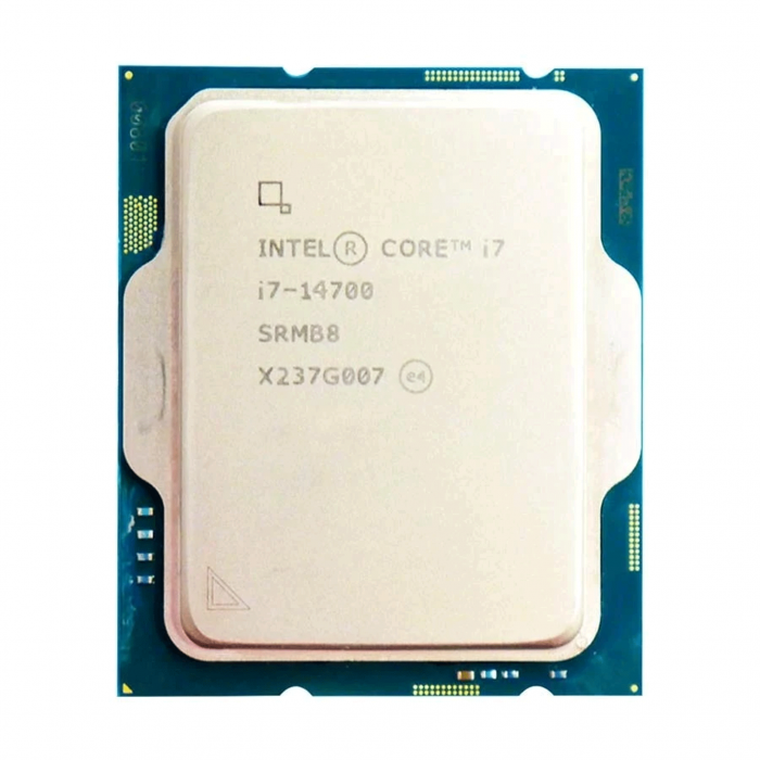 CPU Intel Core i7 14700 New Tray (5.4 GHz / 20 Nhân 28 Luồng / 28MB L2 + 33MB L3 Cache / 65W) – Socket LGA1700