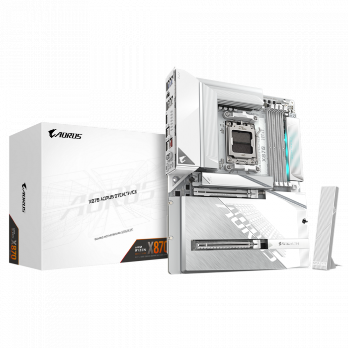 Mainboard GIGABYTE X870 AORUS STEALTH ICE