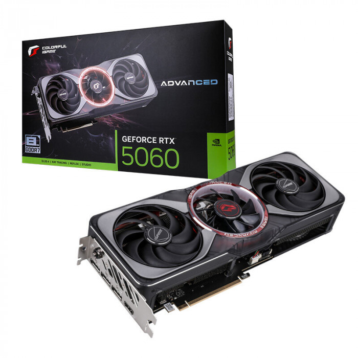 VGA Colorful iGame GeForce RTX 5060 Advanced OC 8GB-V